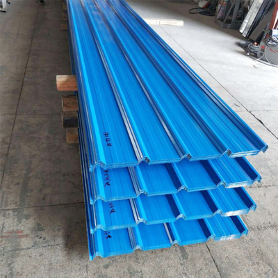 Panel de techo galvanizado ondulado de color revestido para proyectos de construcción