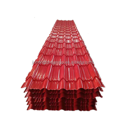 Techo de construcción chapa de acero corrugado de 0,5 mm de espesor RAL color recubierto de zinc suministro galvanizado techo prefabricado