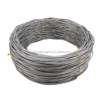 0Diámetro de la bobina de.38-4 mm alambre de hierro plata electro galvanizado 2 mm alambre galvanizado para la unión duradera