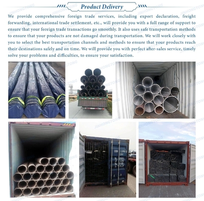Grado B PSL1 PSL2 LSAW Tubo de acero para transmisión de gas y petróleo Construcción espesor de pared 0,5-60 mm Certificado ISO9001