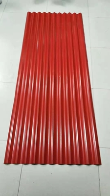 Servicio de procesamiento de desenrollamiento 1800-2000 mm de longitud de la hoja de techo de hierro galvanizado prepintado para material de construcción de metal