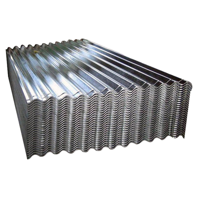 Z61-Z90 Revestimiento azulejos de techo de acero Gi Placa tipo T azulejos corrugados tamaño personalizado y azulejos DX51D láminas de techo galvanizadas