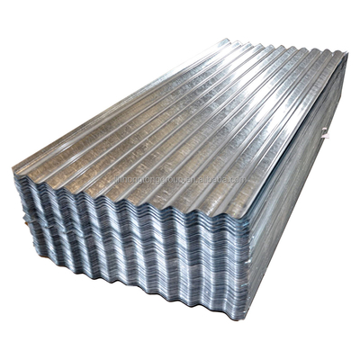 Z61-Z90 Revestimiento azulejos de techo de acero Gi Placa tipo T azulejos corrugados tamaño personalizado y azulejos DX51D láminas de techo galvanizadas