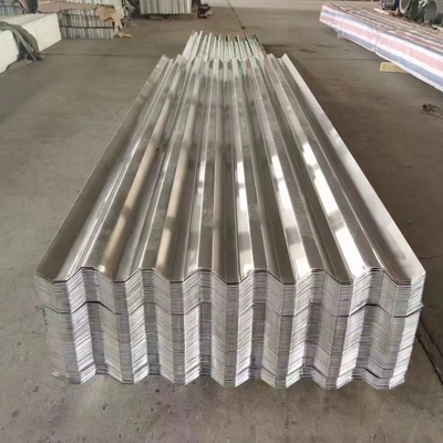 Techo de azulejo revestido con zinc con certificación CE para cubiertas de metal corrugado galvanizado de alta resistencia en la construcción de viviendas