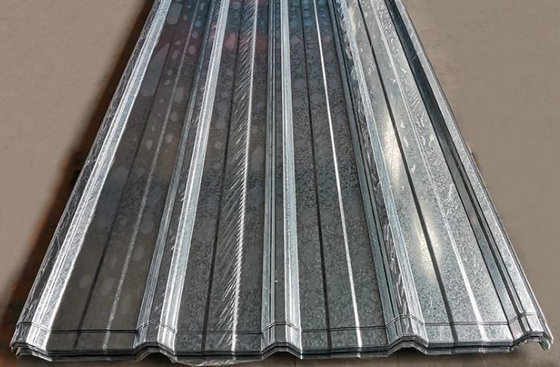 0.35*850*3.66M Techo galvanizado de chapa de metal Gi Techo de chapa de acero corrugado de hierro con espangles regulares Estándar ASTM
