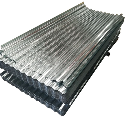 Cero Spangle 28 / 26 / 24 Gauge Galvanizado cubierta corrugada para sus requisitos ± 1% Tolerancia ancho 600-1250mm