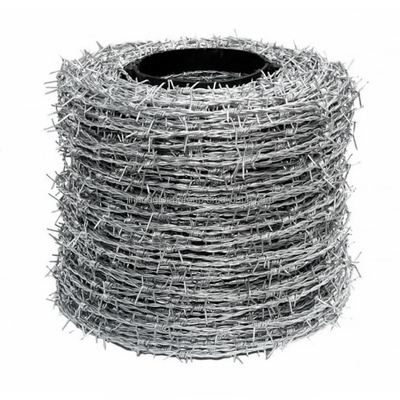 1.4mm-2.6mm Tamaño del alambre de hierro galvanizado de alambre de púas para requisitos personalizados