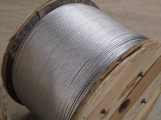 Peso de la bobina 10kg-800kgs/bobina 6x36 6x19 Tornadora grúa elevación cuerda de alambre de acero de costumbre de acero galvanizado de carbono CCS de corte libre