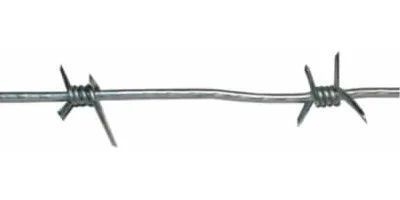 Cables de púas de metal galvanizado para cercas de seguridad de malla 12.5 Cables de hierro recubiertos de PVC de 18 calibres 50 kg Oferta directa