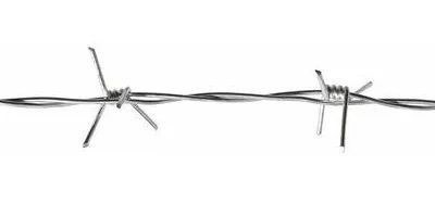 Cables de púas de metal galvanizado para cercas de seguridad de malla 12.5 Cables de hierro recubiertos de PVC de 18 calibres 50 kg Oferta directa