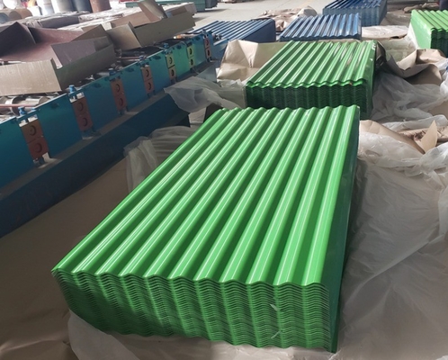 Certificado de SGCC/SGCD/SGCE/DX51D/DX52D/S250GD/S280GD/S350GD/G550/SPCC KS PPGI PPGl Hoja de techo de acero corrugado de 16 pies