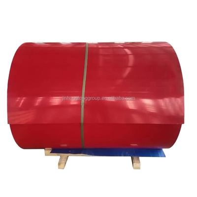 Ancho 700-1500 Ppgi Color recubierto 150 Gsm Aluzinco Ppgi Ral 9012 0,55 mm Rollo de bobina de acero personalizado Placa de acero Techo de bobina de acero