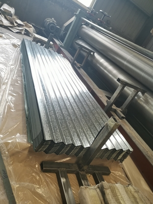 Capa de techo de hierro galvanizado corrugado a Nepal con ASTM/AISI/SGCC/CGCC/TDC51DZM/TDC52DTS350GD/TS550GD/DX51D Z Q195-q345