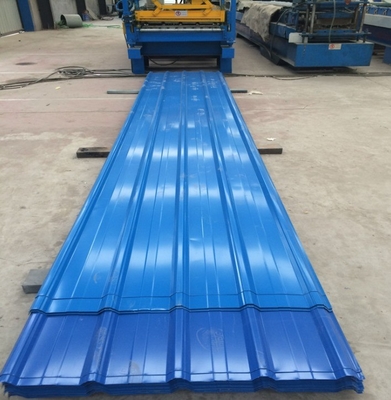 Tolerancia de decoración del techo ± 1% Acero corrugado DX51D DX52D Hojas de techo de acero galvanizado Precios Hoja de techo corrugado