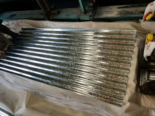 Hoja de techo galvanizado de Spangle regular 0.5 Placa de techo Galvanizado de zinc Dureza Full Hard Spangle Tipo de Spangle regular