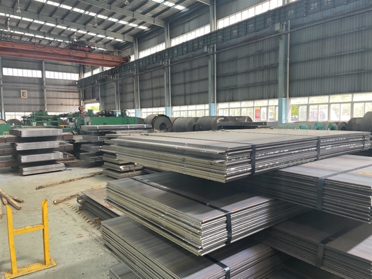 Plancha de acero sin aleación laminada en caliente Q195 Q215 Estructura de acero de construcción Placa de acero al carbono para aplicaciones industriales