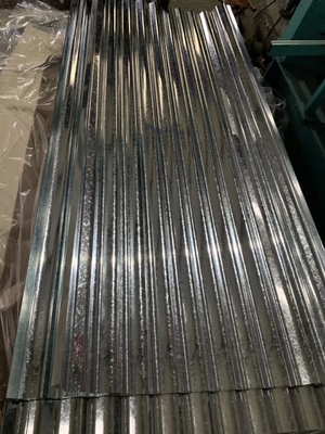 Hoja de techo de acero corrugado galvanizado con tejas de techo recubiertas de zinc y spangle cero mínimo regular big spangle