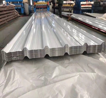 Pre-pintado Ppgl Hoja de techado Panel de techo metálico galvanizado Ppgi THK SGCC DC51D 0.2 4 mm Estándar ASTM