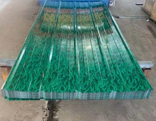 Plata de acero corrugado PPGI para tejas y otros materiales de construcción
