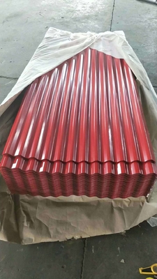Lámina de acero corrugado de hierro de zinc para techos en color RAL personalizado