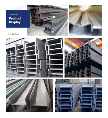 Facturación por peso real de vigas laminadas en caliente vigas estructurales de acero al carbono vigas H vigas I de hierro para materiales industriales