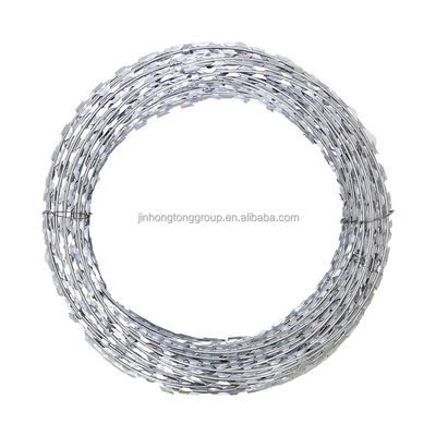 Hot Galvanizado 500m doble hebra de afeitar alambre de púas cerca alambre de alta resistencia a la tracción para mejorar la seguridad