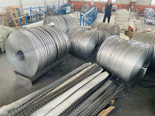 Hot Galvanizado 500m doble hebra de afeitar alambre de púas cerca alambre de alta resistencia a la tracción para mejorar la seguridad
