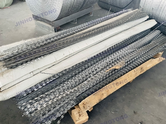 Hot Galvanizado 500m doble hebra de afeitar alambre de púas cerca alambre de alta resistencia a la tracción para mejorar la seguridad