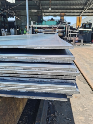 Plata de acero sin aleación de acero laminado en caliente para la fabricación de piezas metálicas con certificación ISO9001