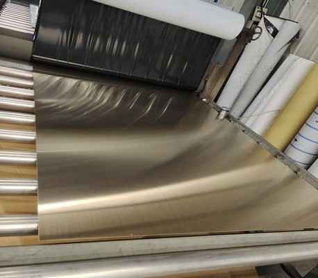 Técnica de laminado en caliente/en frío 301L de acero inoxidable con acabado ASTM 2B NO1 HL NO4 4K 8K