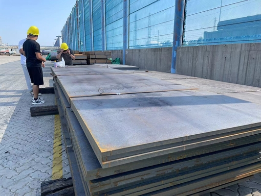 St37/St42/St37-2/St35.4/St35 Hoja de acero laminada en caliente para edificios y tuberías Q235B/S235JR Acero de carbono