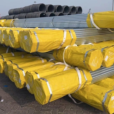 Tamaño personalizado G60 G90 tubo de acero galvanizado recubierto de zinc con tolerancia ± 1% y longitud de 12 m técnica de laminado en caliente