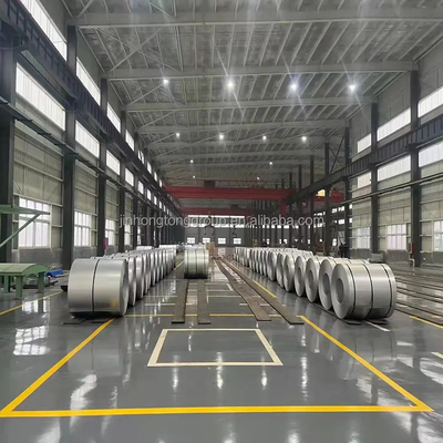 Certificado ISO9001 longitud personalizada directa DX51D AZ GL sumergido en caliente Galvalume bobina de acero recubierta de alucinante para material de construcción