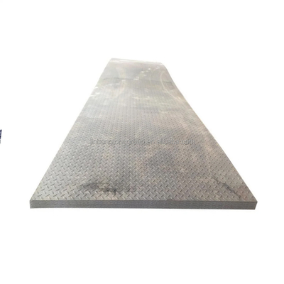 347 Estándar ASTM S235 Calculadora de peso de la placa cuadriculada 4,5 mm Antiderrapante MS Placa de suelo cuadriculada de acero suave