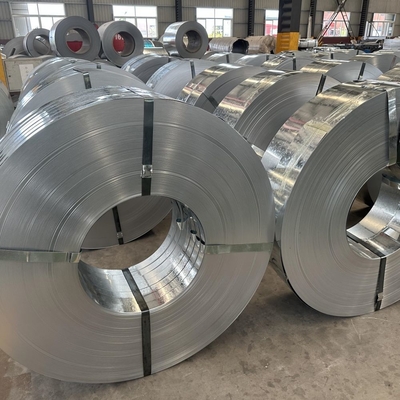 Material de construcción DX51D Z gi zinc revestido de acero galvanizado rollo / tira / bobina con el mínimo de spangle y certificado BIS