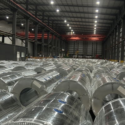Material de construcción DX51D Z gi zinc revestido de acero galvanizado rollo / tira / bobina con el mínimo de spangle y certificado BIS
