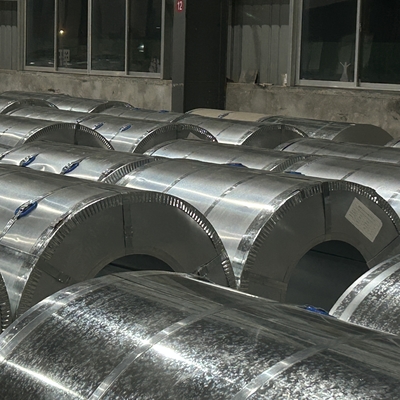 Material de construcción DX51D Z gi zinc revestido de acero galvanizado rollo / tira / bobina con el mínimo de spangle y certificado BIS