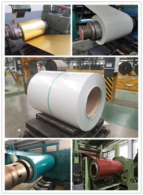 Tolerancia ± 1% Tabla de escritura PPGI Z40-z275 15/5um bobinas de acero galvanizado bobina corrugada para materiales de construcción de edificios