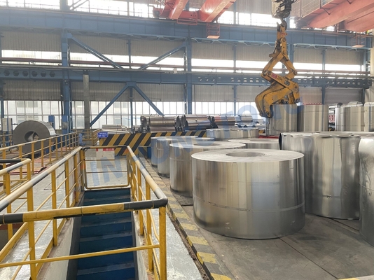 Materiales de construcción laminados en frío bobina de acero inoxidable de carbono templado