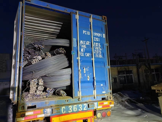 6 mm-12 mm Diámetro Q235/Q345/SS400/ST37-2/ST52/Q420/Q460/S235JR/S275JR/S355JR Rebar de acero para la estructura del edificio de hormigón