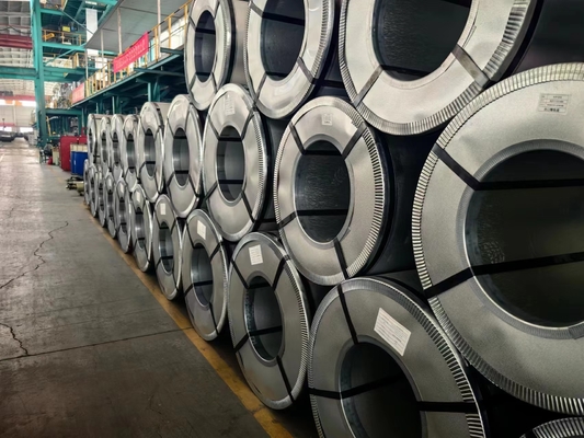 Contenido de aluminio 55% Galvalume bobina de acero para la industria de electrodomésticos ASTM AISI JIS DIN GB estándar 0,12-3,0 mm de espesor