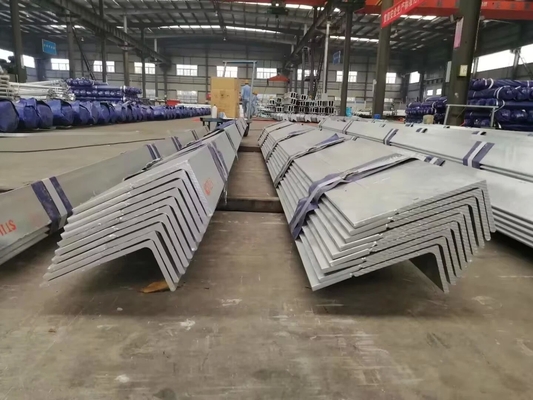 Barras de acero de ángulo laminadas en caliente 2205 2507 V en forma de ángulo de acero de 3.0 mm a 100 mm estándar AiSi ASTM DIN EN GB JIS bs