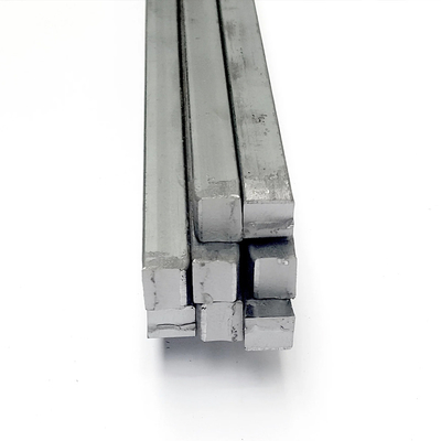 El final Q235 Q345 SS400 material de carbono Acero Edificio Construcción de acero Barras cuadradas con tolerancia ± 3% y Chamfering
