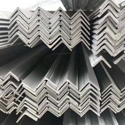 Barras de ángulo de acero inoxidable de salida hierro por kilogramo 0,3 mm a 3,0 mm igual ángulo L SS Bar con agujero para sus proyectos de construcción