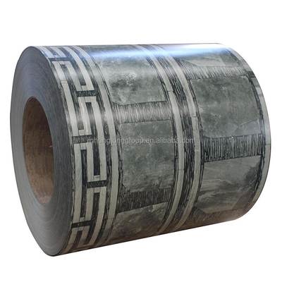 PPGL de color revestido de hierro galvanizado PPGI hoja TDC51D Z pre-pintado bobina de acero para perforar el servicio de procesamiento de longitud