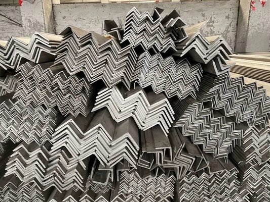Acero galvanizado de ángulo de sumersión en caliente/ángulo de acero Tamaños de hierro/barras de ángulo de acero por kg en peso teórico para la facturación