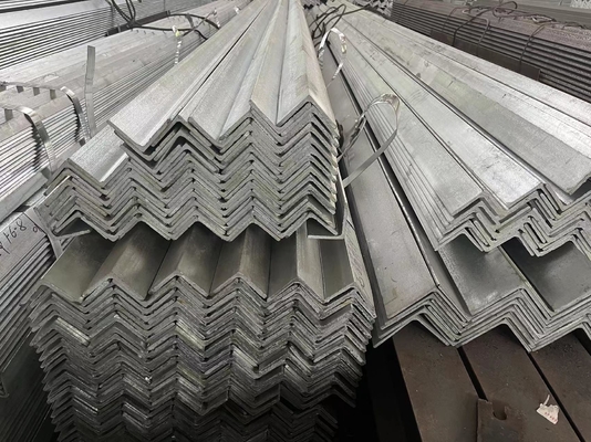 Acero galvanizado de ángulo de sumersión en caliente/ángulo de acero Tamaños de hierro/barras de ángulo de acero por kg en peso teórico para la facturación