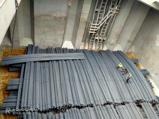 HRB400/500 ASTM A615 BS4449 Rebares de acero estructural de carbono para tolerancia ± 1% en edificios