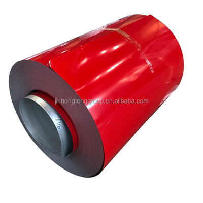 Calidad SGCC/CGCC bobina de acero recubierta de color para aplicaciones industriales Ancho 600-1250MM ID de bobina 508/610mm Fabricado