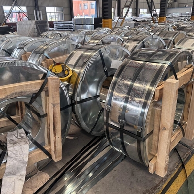 Técnica basada en el enrollamiento en frío Esángulo cero 0.2 mm SGCC/SGCD bobinas de acero galvanizado recubrimiento de zinc 10g-275g/m2 DX51D Z